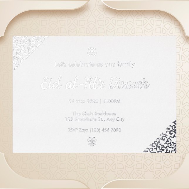 Silver Floral Eid al-Fitr (Creator Uploaded)