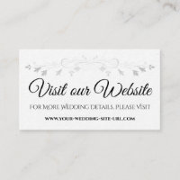Silver Flourish Elegant Wedding Visit Our Website