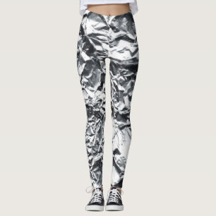 Silver Foil #1 Leggings