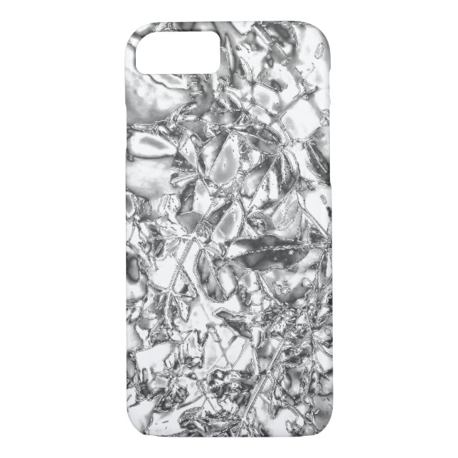 Silver foil design slim lightweight iPhone 7 case (Back)