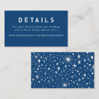 Silver Foil Stars Celestial Wedding Details