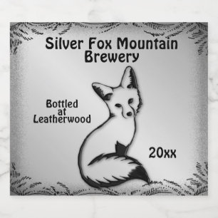 Silver Fox Beer Label