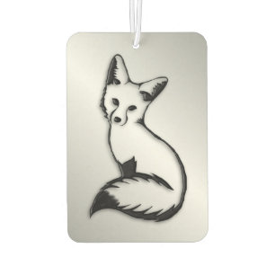 Silver Fox Car Air Freshener