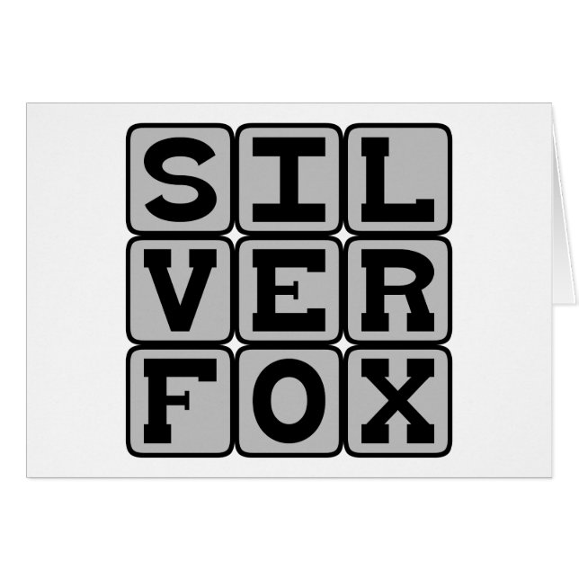 Silver Fox, Elderly Lothario (Front Horizontal)