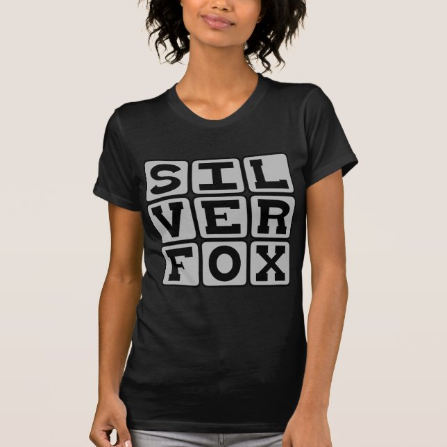 Silver Fox, Elderly Lothario T-Shirt (Front)
