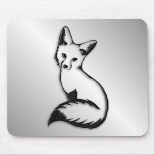 Silver Fox Mouse Mat