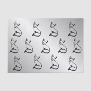 Silver Fox Tissue Paper