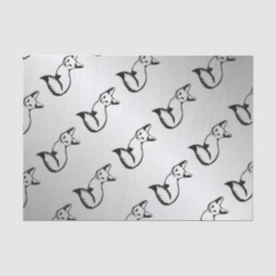 Silver Fox Tissue Paper