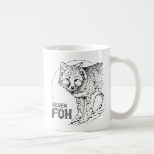 SILVER FOX VINTAGE COFFEE MUG