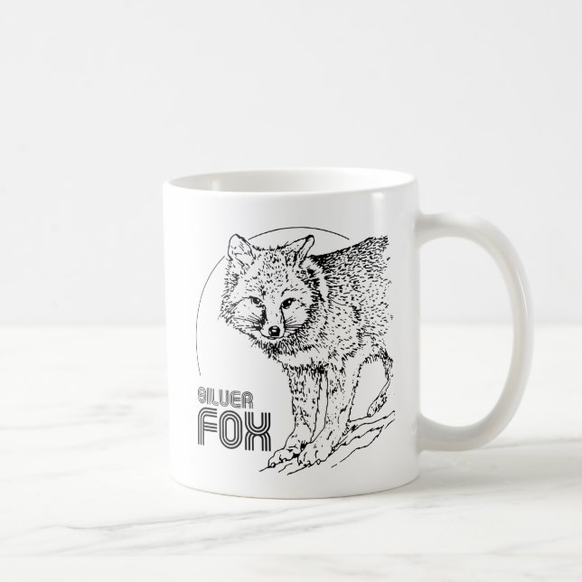 SILVER FOX VINTAGE COFFEE MUG (Right)
