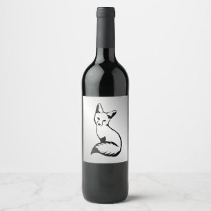 Silver Fox Wine Label