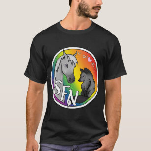 Silver Foxes Nation Pride Logo   T-Shirt