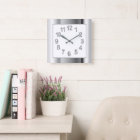 Silver Frame and Numbers | Choose Background Colou