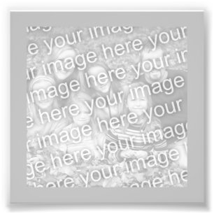 Silver Frame Photo Print