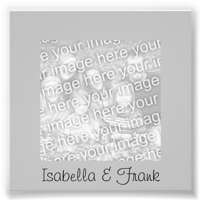 Silver Frame Photo Print (Front)