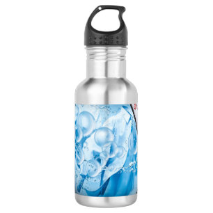 silver framed washing machine animated 532 ml water bottle