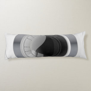 silver framed washing machine animated body cushion