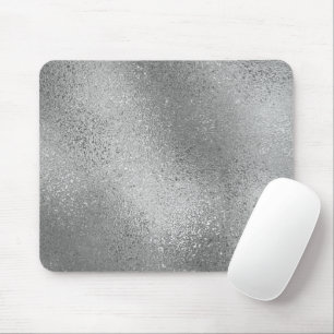 Silver g shimmering iridescent abstract background mouse mat