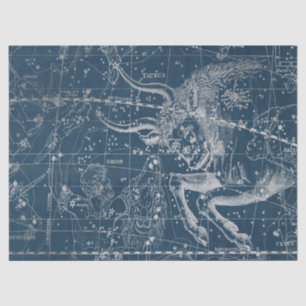 Silver Galaxy Star Map Series Design 9 Tissue Paper
