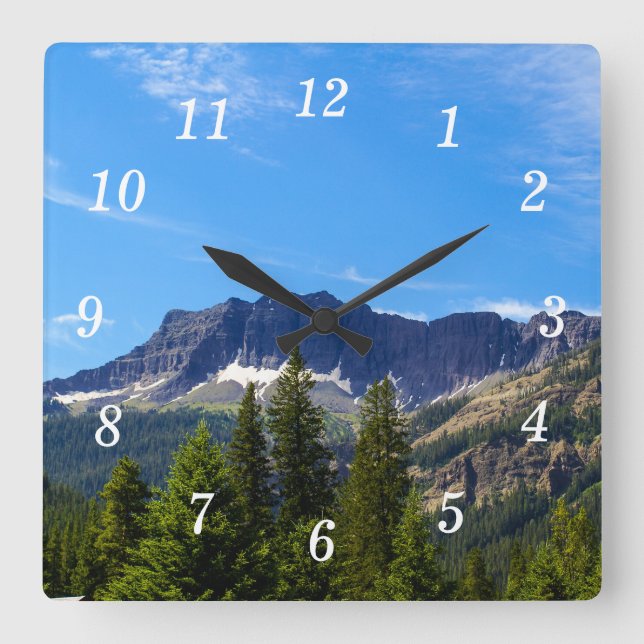 Silver Gate Montana Wall Clock (Front)