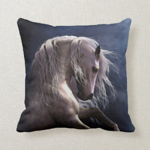 Silver Ghost Designer Pillow