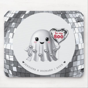 Silver Ghost Valentine with Names Year Pattern Mouse Mat