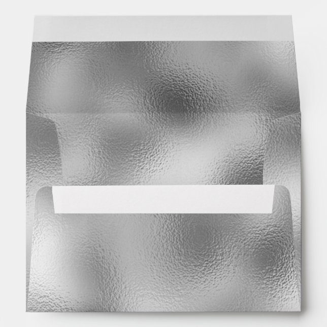 Silver Glam Envelope (Back (Bottom))