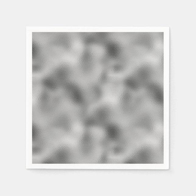 Silver Glam Napkin (Front)