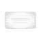 Silver glitter address label III