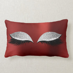 wine red throw pillows