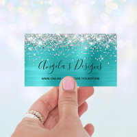 Silver Glitter Blue Turquoise Foil Online Store