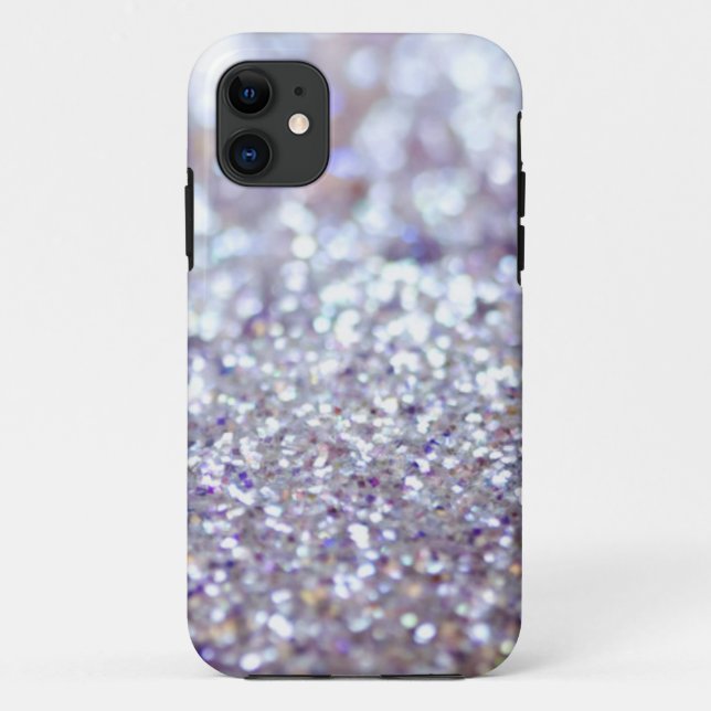 Silver Glitter Case-Mate iPhone Case (Back)