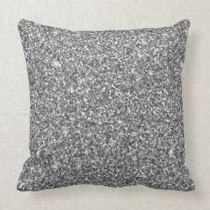 Silver Glitter    Cushion