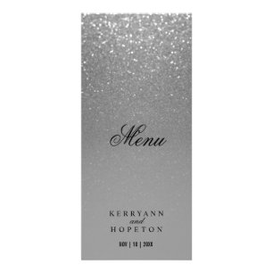 Silver Glitter - Menu