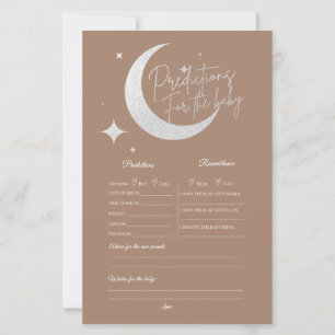 Silver glitter moon stars oh baby Prediction