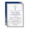 Silver Glitter Navy Blue First Holy Communion