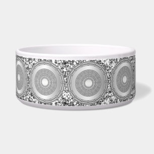 Silver Glitter Pet Bowl