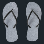 Silver Glitter Print Metallic Wedding bride groom Flip Flops<br><div class="desc">This beautiful silver metallic print is a Gorgeous Decorative accessory in a very current trendy colour, it will bring gorgeous style to your look. You can also personalise it by adding own monogram or photograph for all special occasions in your life for you and your loved ones (birthday, party, valentines...</div>