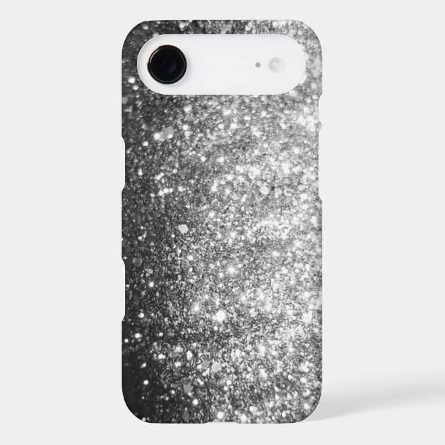 Silver GLitter Sparkle iPhone Case (Back)