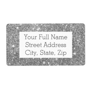 Silver Glitter Sparkles