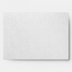 Silver glitter swirls + pink jewels A7 envelope