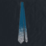 Silver Glitter Trendy Ombre Fading Tie<br><div class="desc">This design was created through digital art. It may be personalised by clicking the customise button and add text, images, or delete images to customise. Contact me at colorflowcreations@gmail.com if you with to have this design on another product. Purchase my original abstract acrylic painting for sale at www.etsy.com/shop/colorflowart. See more...</div>