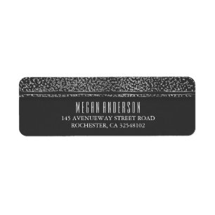 Silver Glitter Vintage Glam Wedding