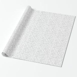 Silver Glitter Wrapping Paper