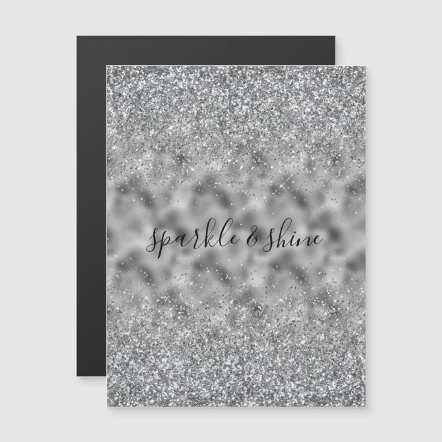 Silver Glitz Sparkle (Front/Back)