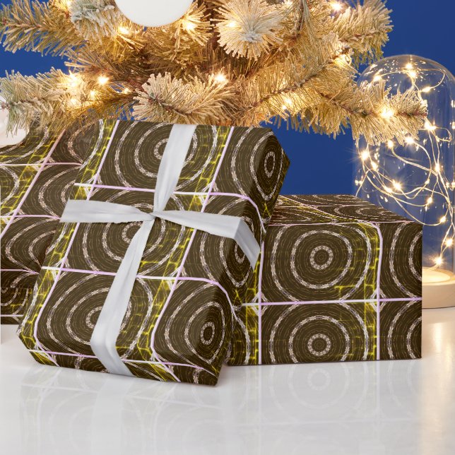 Silver Gold n Black Wrapping Paper (Holidays)