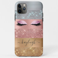 Silver Gold Rose Gold Glitter Beauty Eyelash