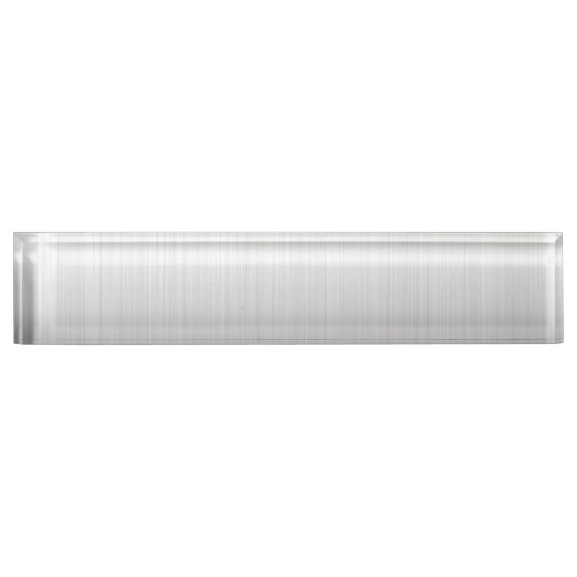 Silver Gradient Nameplate (Front)