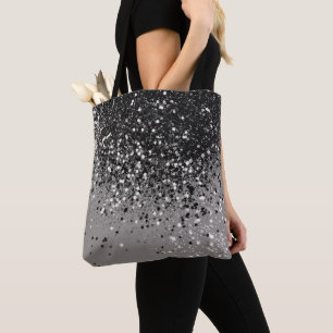Silver Gray Glitter #1 #shiny Tote Bag