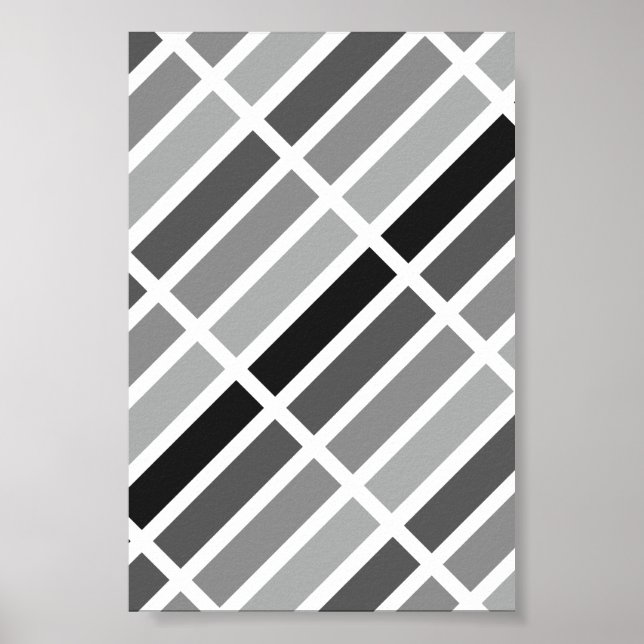 Silver Gray Hues Poster (Front)